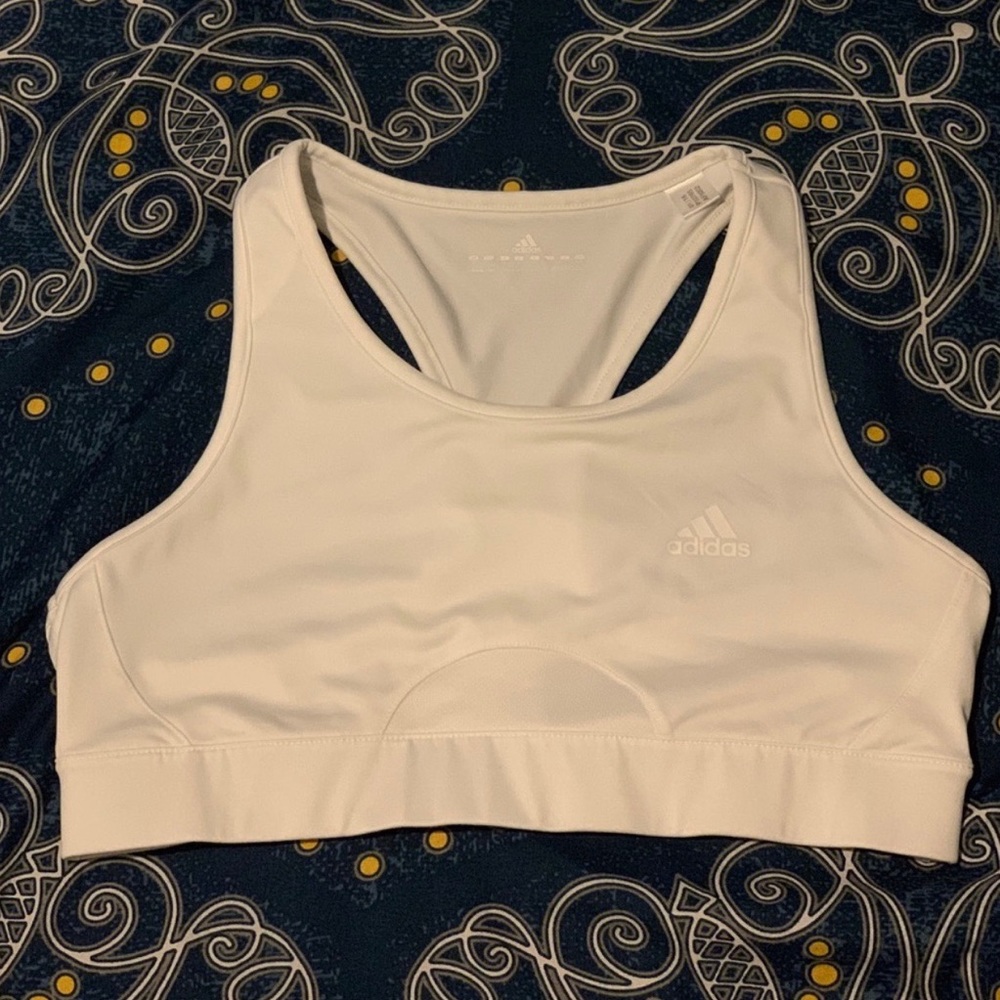 ADIDAS CLIMATE WHITE SPORTS BRA